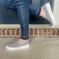 Corkys Swank Slip-on Sneakers - Gray Crystals