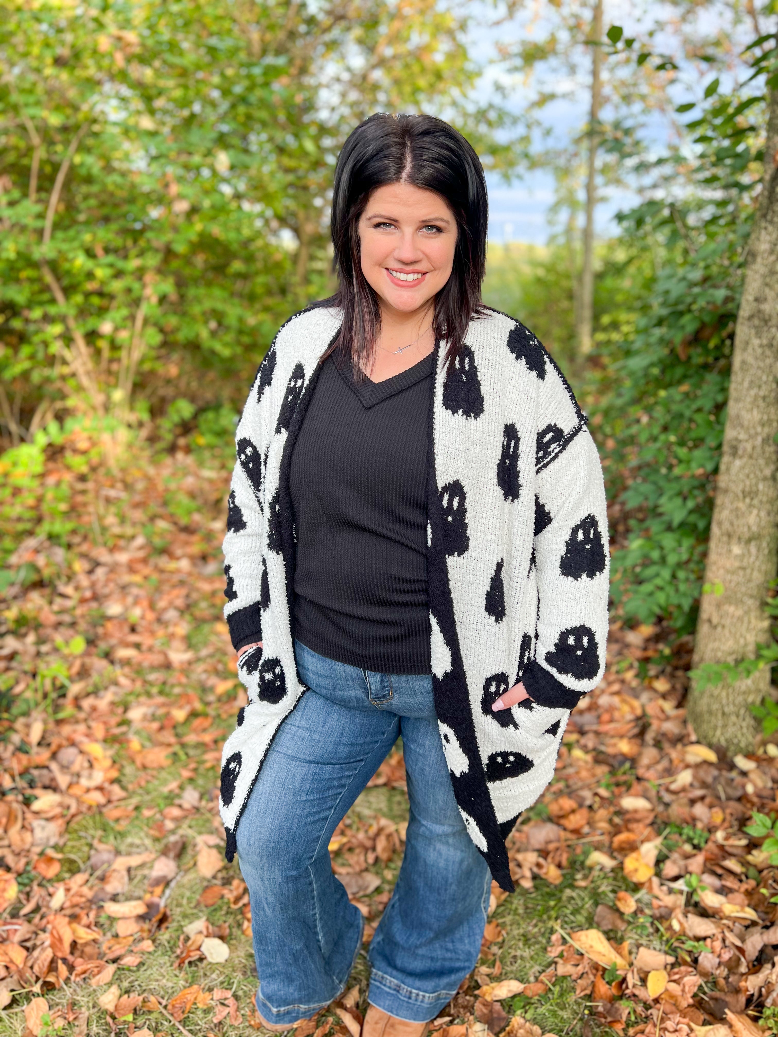 Ghost Reversible Cloud Cardigan