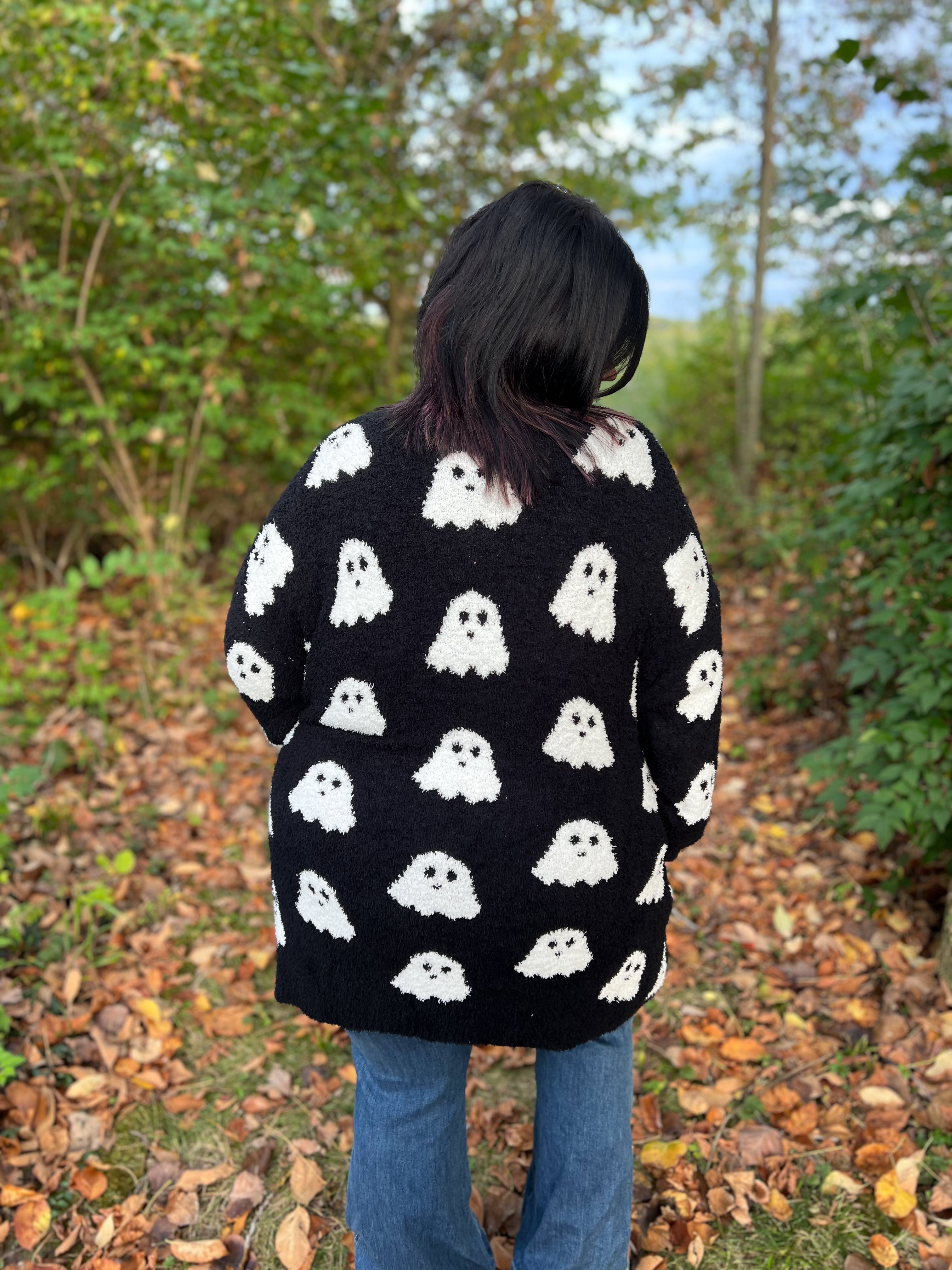 Ghost Reversible Cloud Cardigan