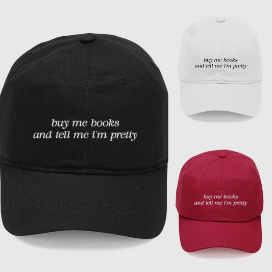 PREORDER New! Buy Me Books Hat - 3 Colors