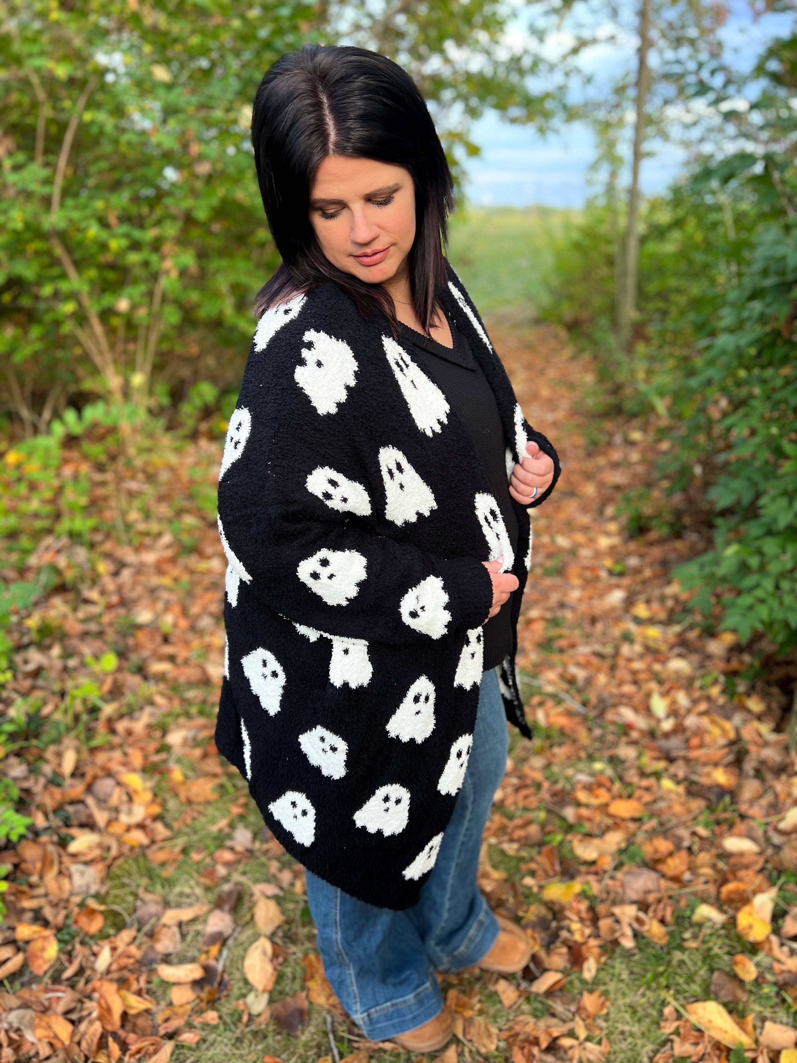 Ghost Reversible Cloud Cardigan