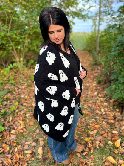 Ghost Reversible Cloud Cardigan
