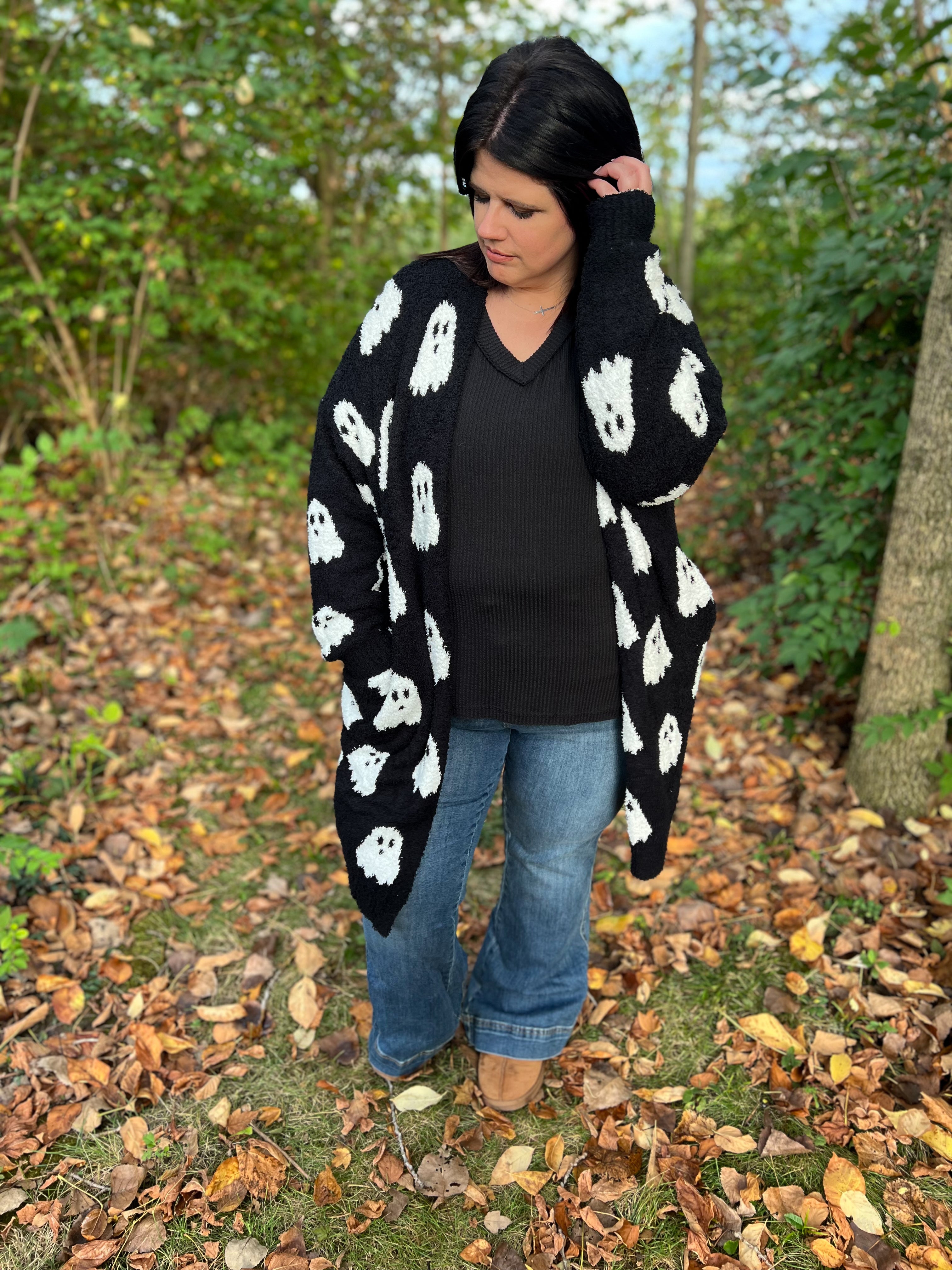 Ghost Reversible Cloud Cardigan