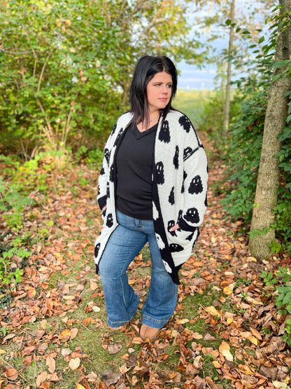 Ghost Reversible Cloud Cardigan