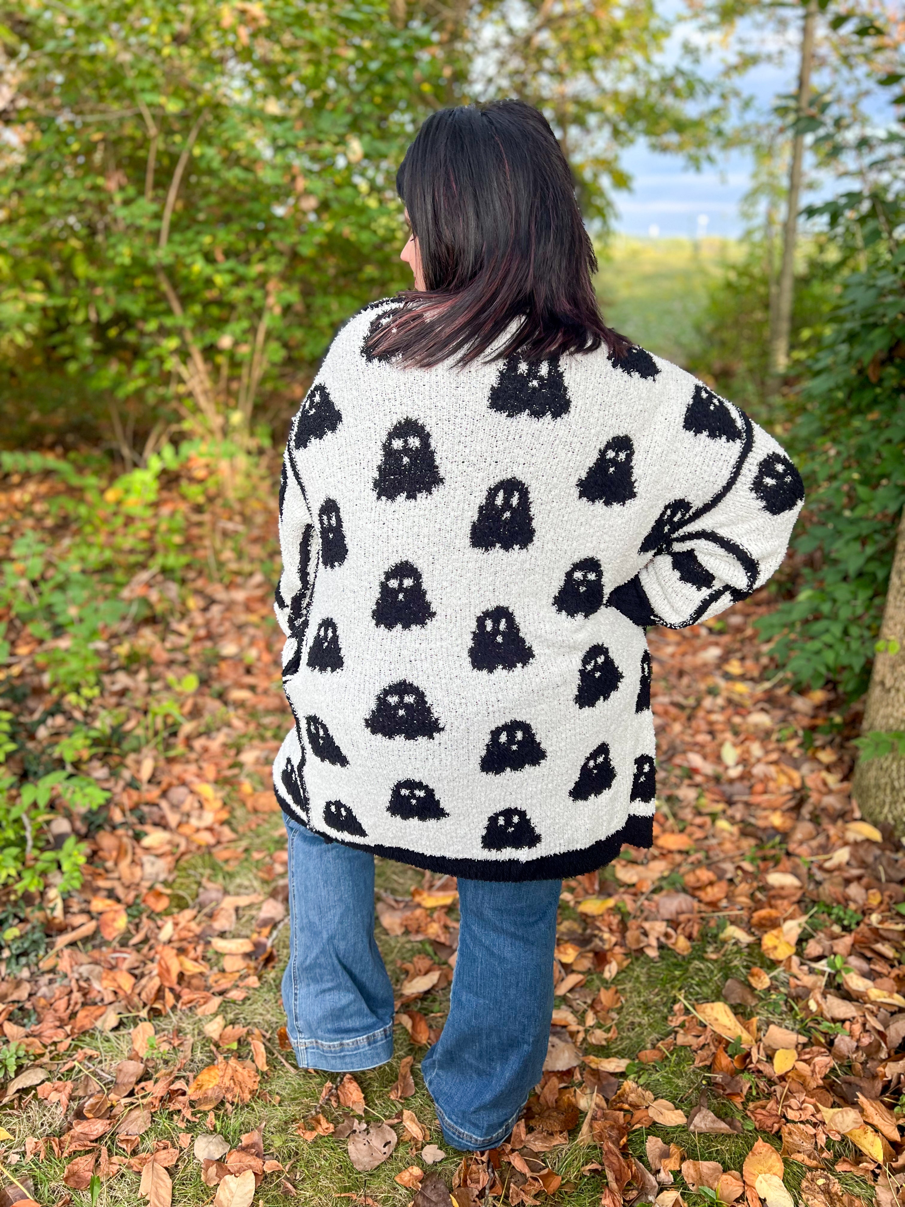 Ghost Reversible Cloud Cardigan