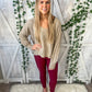 New! Emma Cozy Taupe Sweater