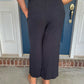 Black Wide Leg Pants with Pockets