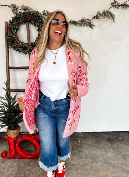 PREORDER Candy Cane Cloud Cardigan