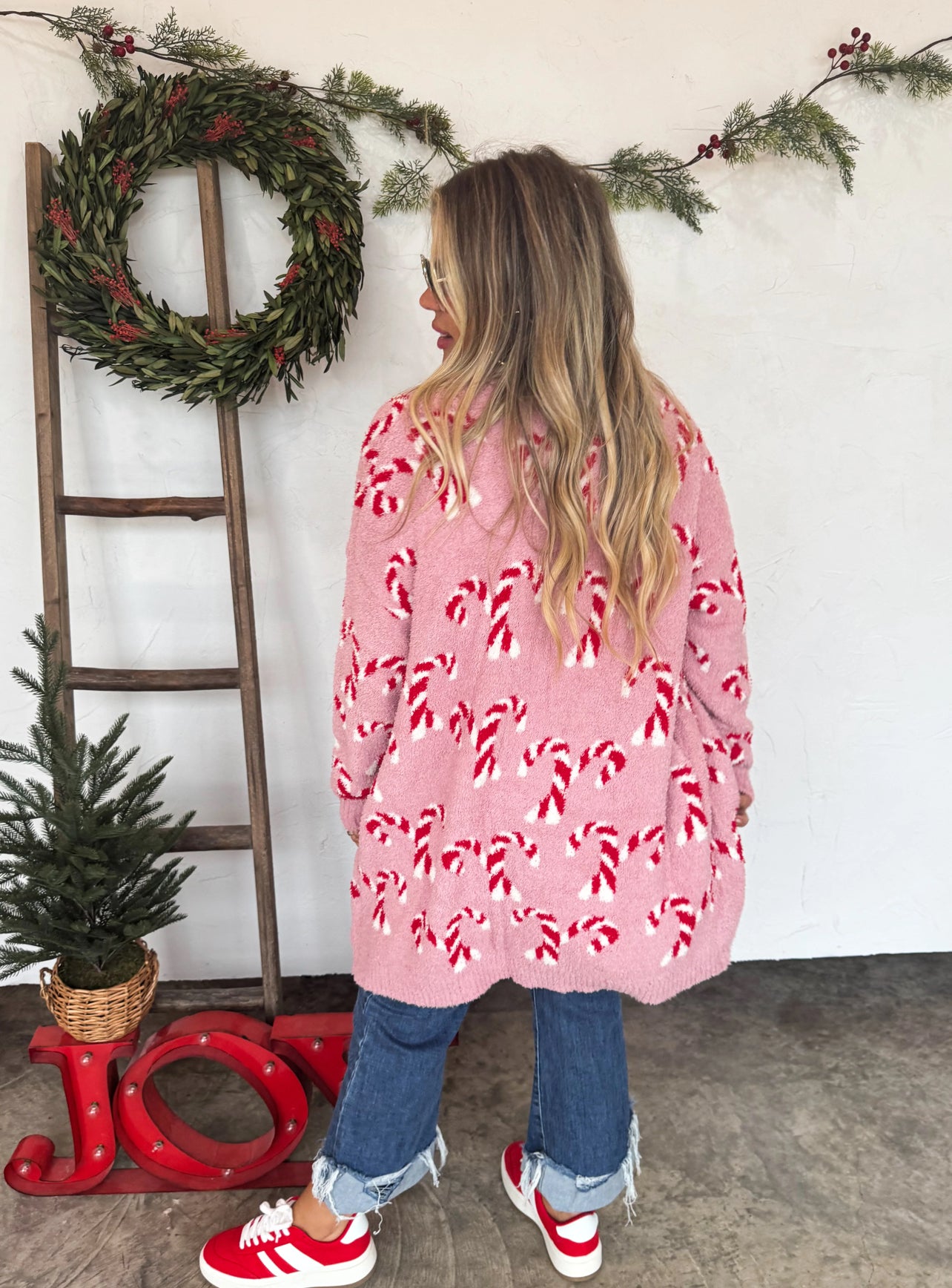 PREORDER Candy Cane Cloud Cardigan