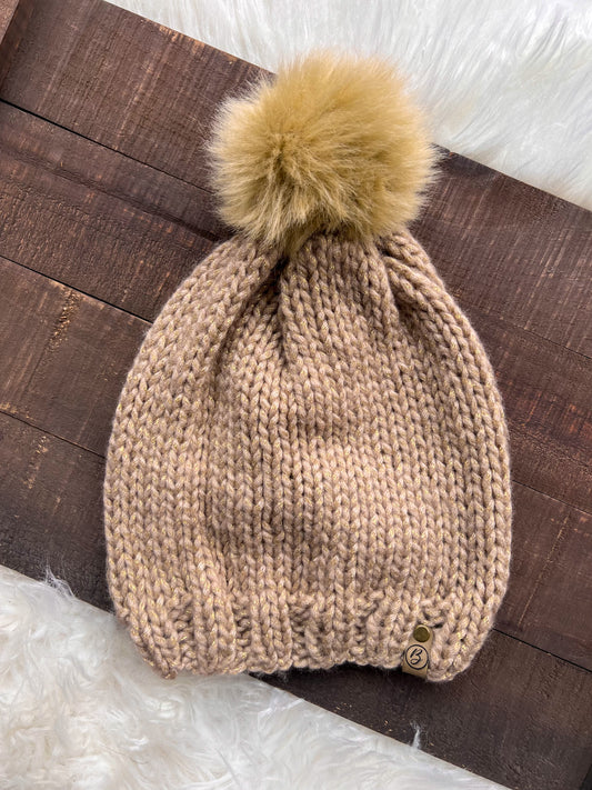 DOORBUSTER Gold Knit Beanie