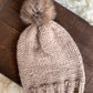 DOORBUSTER Tan Knit Beanie