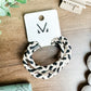 New! Hair Tie Bracelet Set - Cream and Black