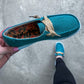 New! Gypsy Jazz Kayla Turquoise Slip-on Sneakers