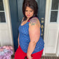 New! Michelle Mae Poppy Tank Top - Blue Freedom Stars