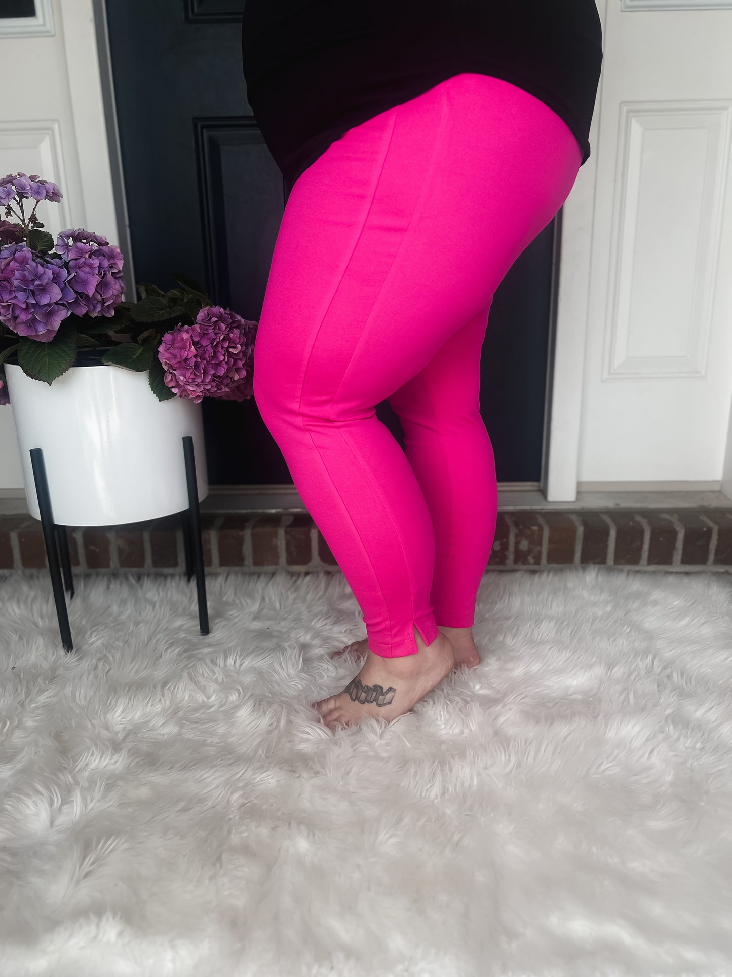 New! Hot Pink Magic Skinny Pants