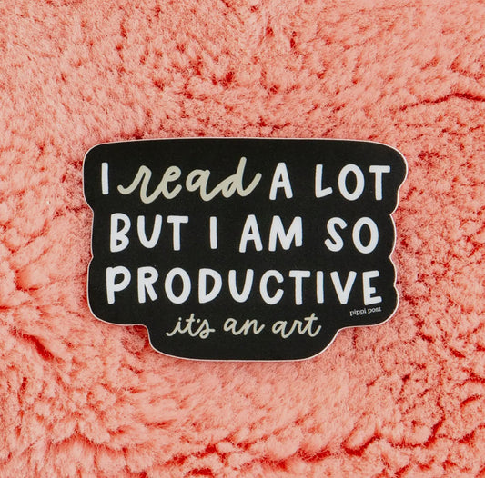 New! I Read A Lot Sticker