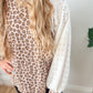 New! Leopard and Lace Top