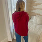 New! Aria Scuba Hoodie - Burgundy