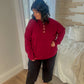 New! Aria Scuba Hoodie - Burgundy