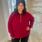 New! Aria Scuba Hoodie - Burgundy