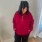New! Aria Scuba Hoodie - Burgundy