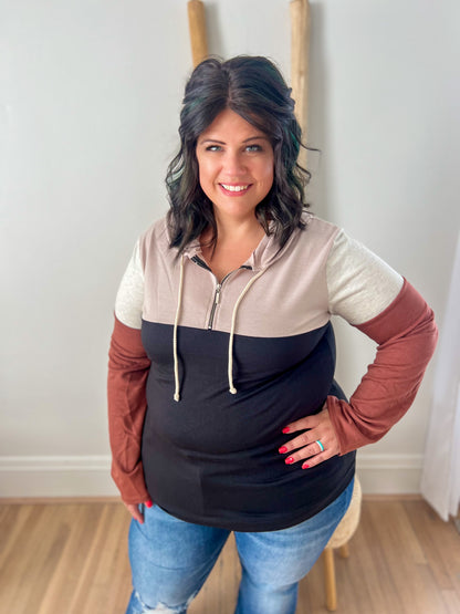 DOORBUSTER Anya Colorblock Hoodie