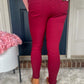 Hyperstretch Skinny Jeans - Dark Rose