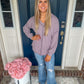 New! Lana Lavender Long Sleeve Top