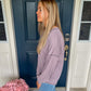 New! Lana Lavender Long Sleeve Top