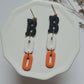 New! Boo Dangle Polymer Clay Earrings