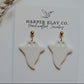 New! Ghost Dangle Polymer Clay Earrings