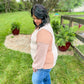New! Erin Taupe Color Block Long Sleeve Top