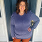 Emmerson Navy Puff Sleeve Top