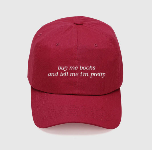 PREORDER New! Buy Me Books Hat - 3 Colors