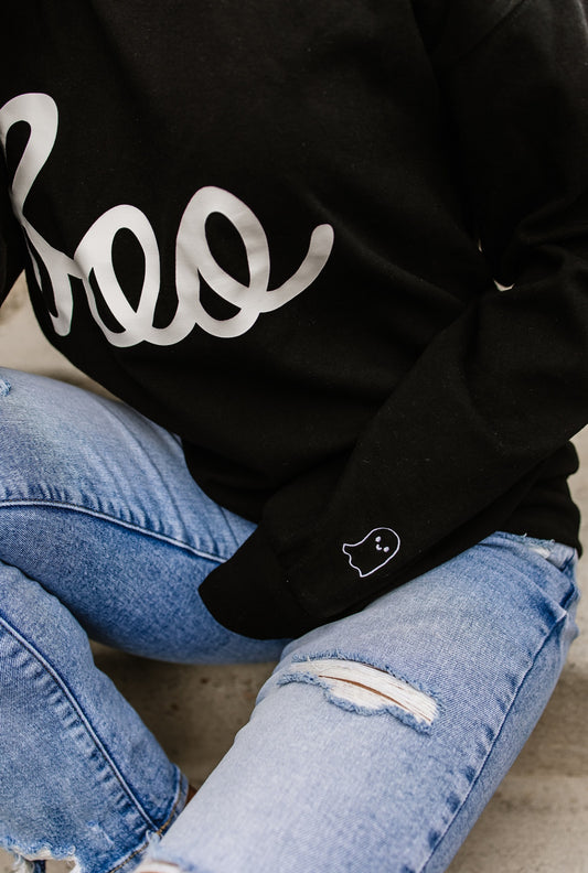 New! Ampersand Ave Boo'd Up University Pullover