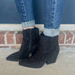 Very G Karen Rhinestone Boots - Black