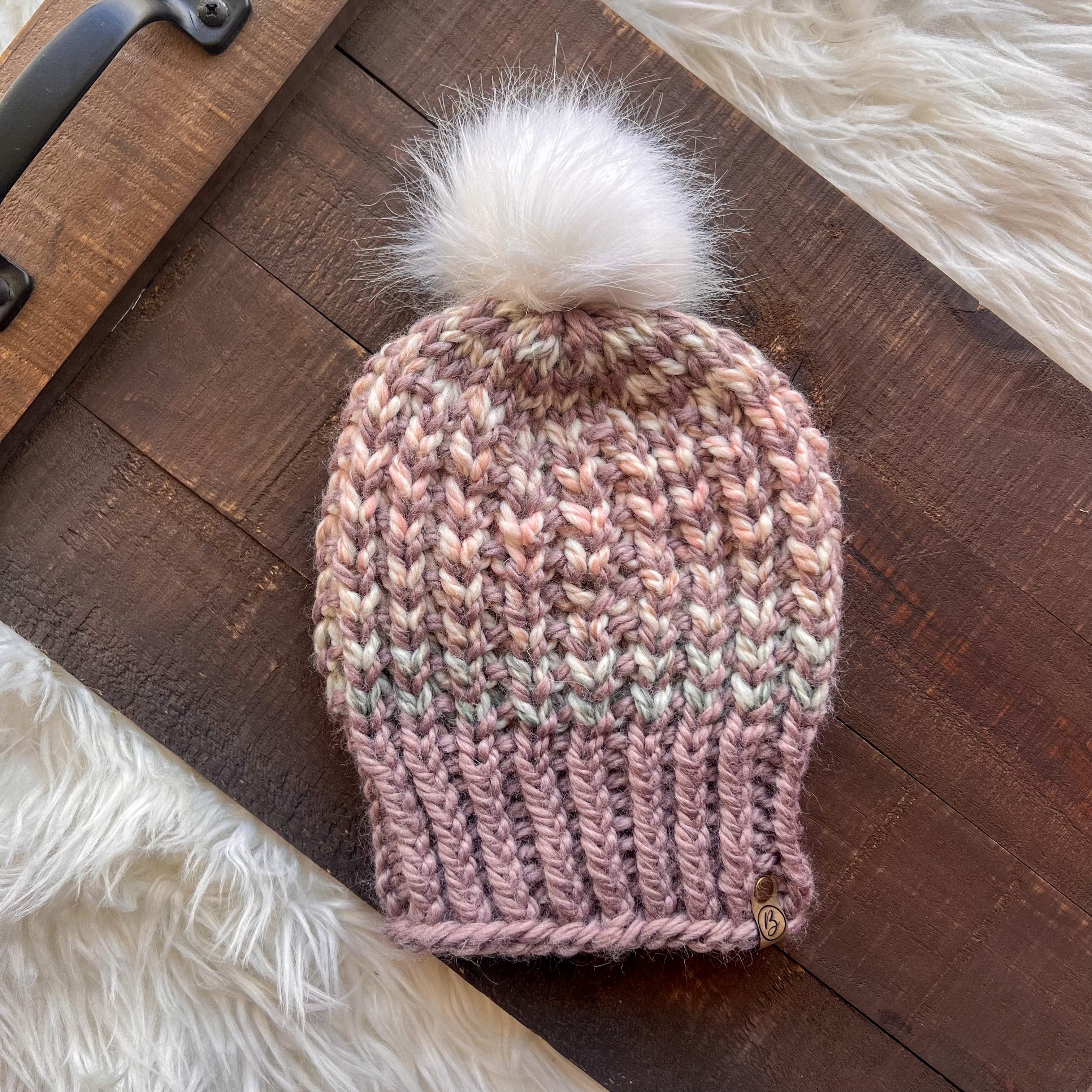 Hand-Knit 2024 “Aspen” Cozy Beanie