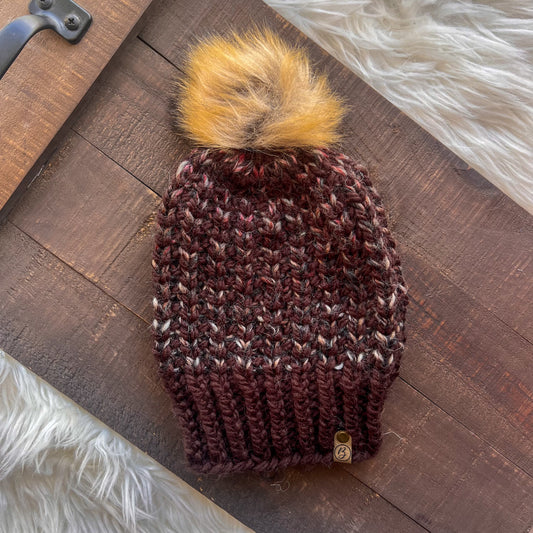 New! Aspen Knit Beanie - Espresso