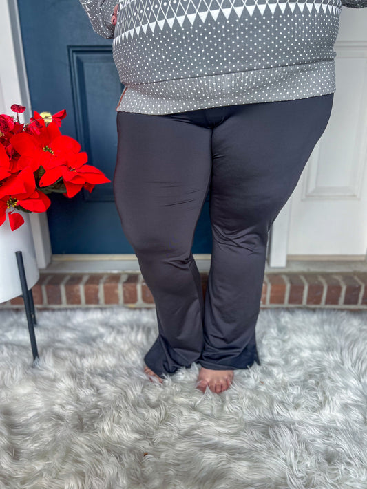 DOORBUSTER Black Flare Leggings