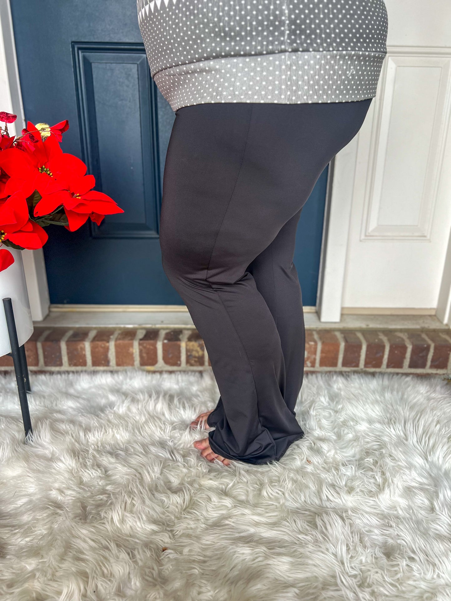 DOORBUSTER Black Flare Leggings