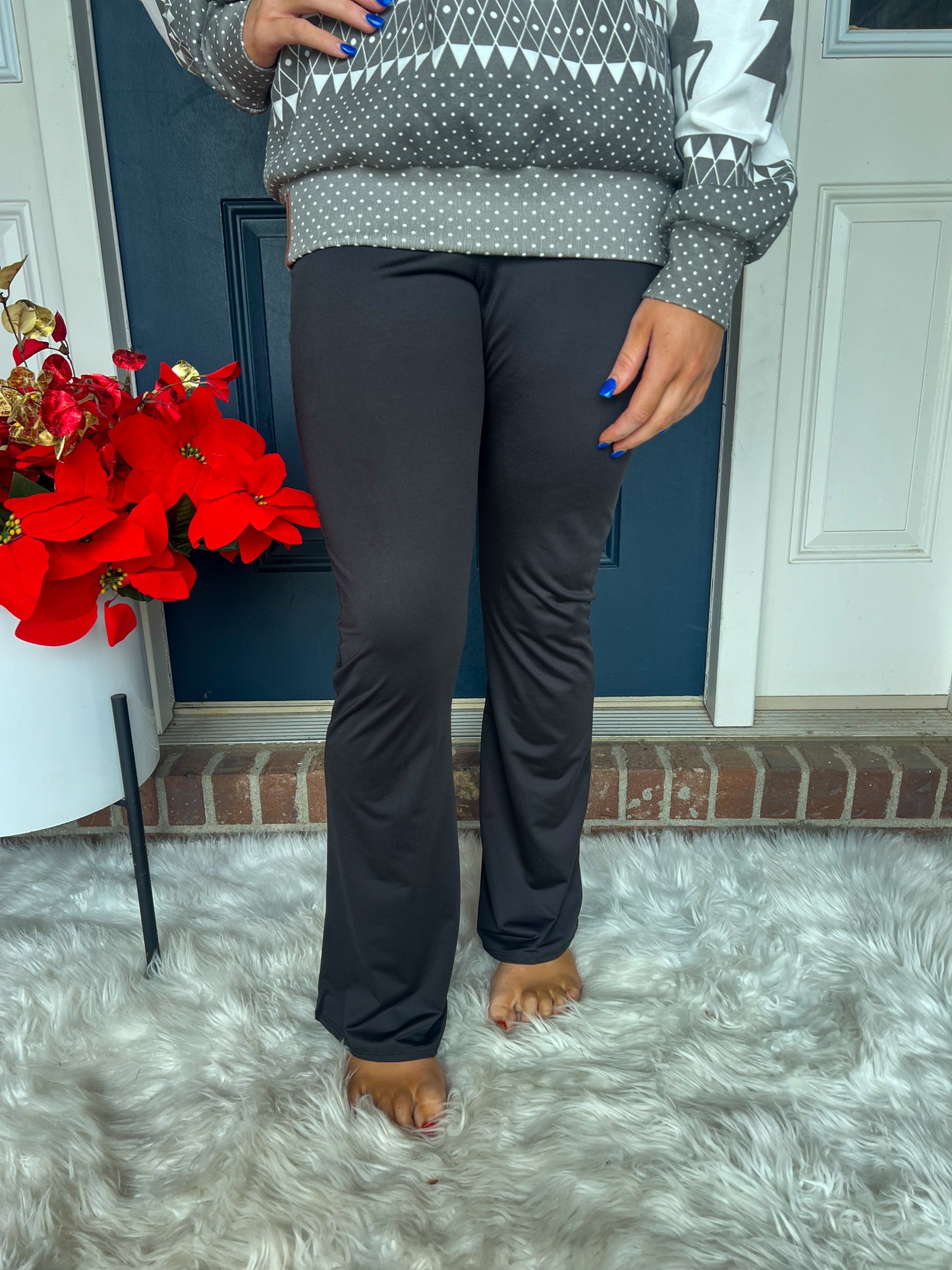 DOORBUSTER Black Flare Leggings