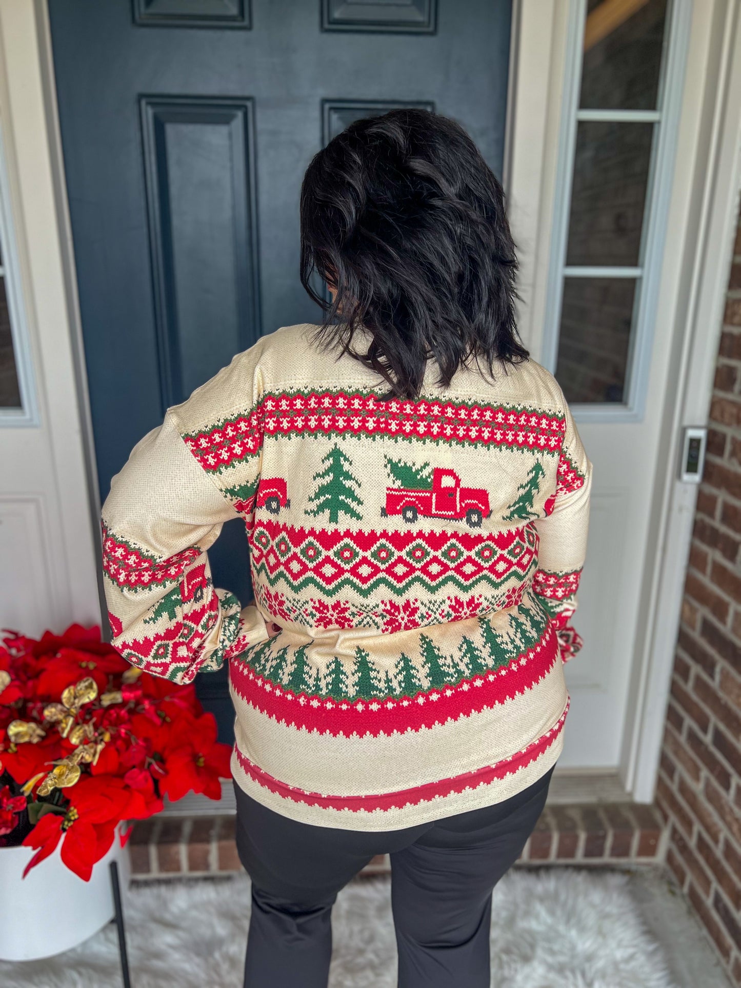 DOORBUSTER New! Ampersand Ave University Pullover - Holiday Lane