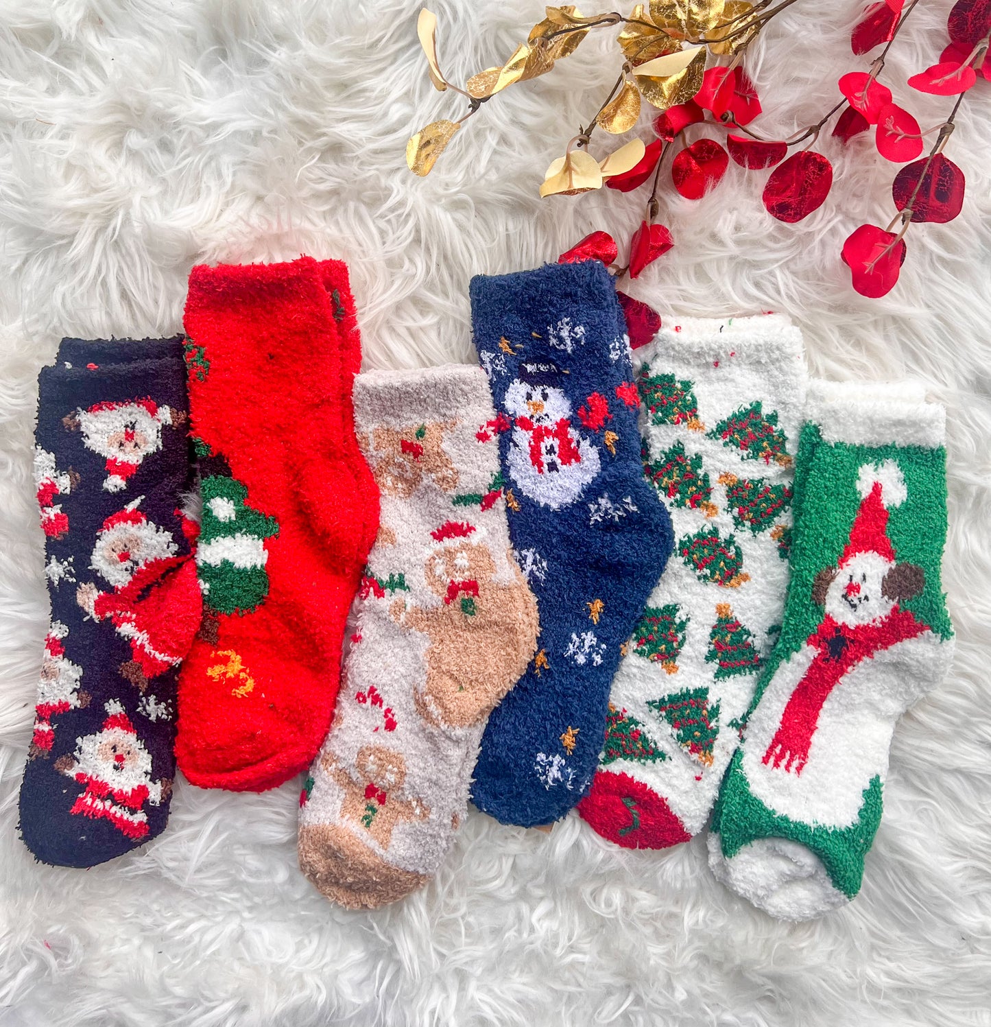 DOORBUSTER Cozy Christmas Socks - 6 Options!