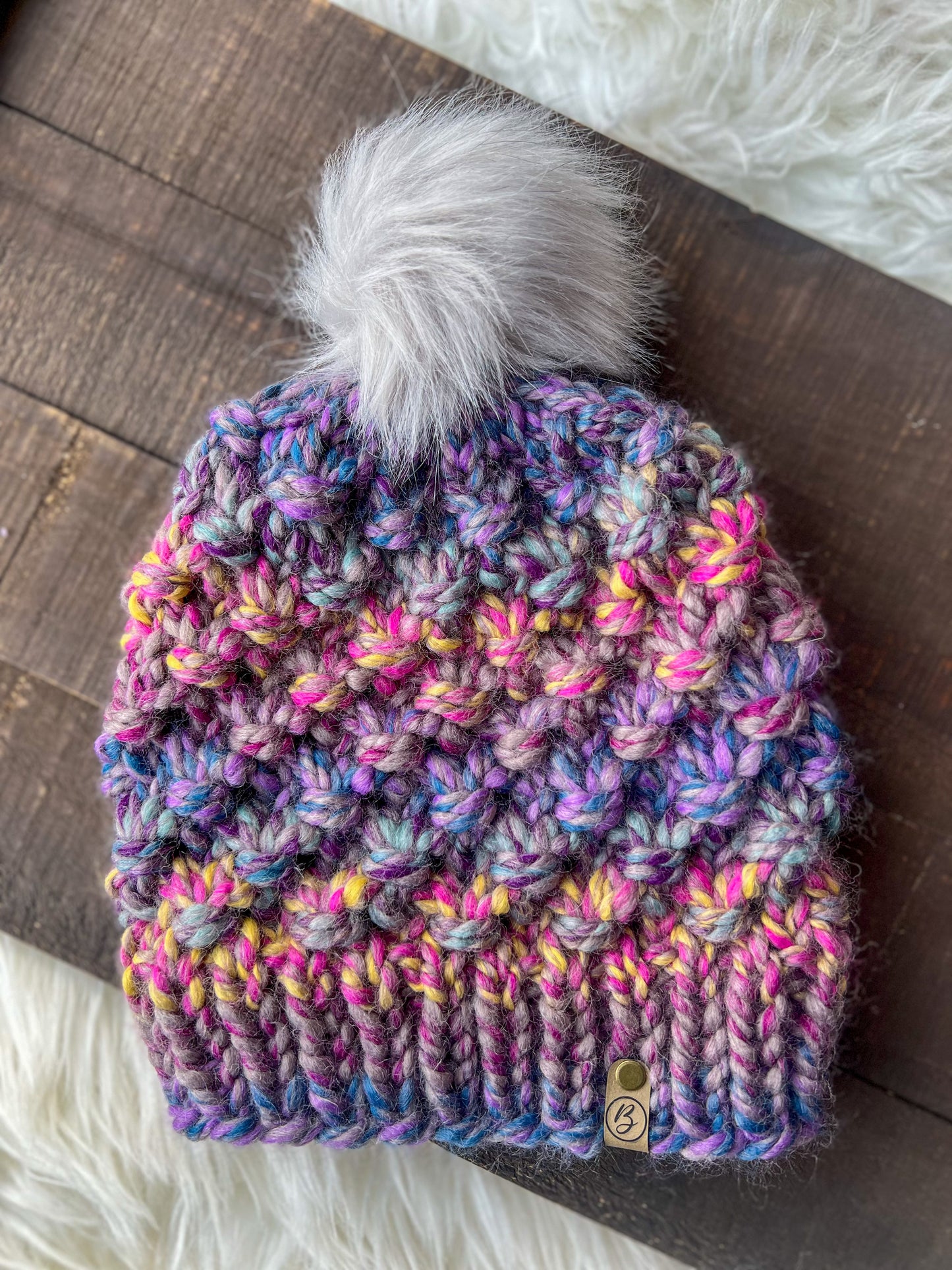 New! St. Cloud Beanie - Mountain Sunrise