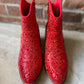 Corkys Shine Bright Red Rhinestone Boots