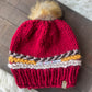 New! Friendship Bracelet Knitted Beanie - All Too Well