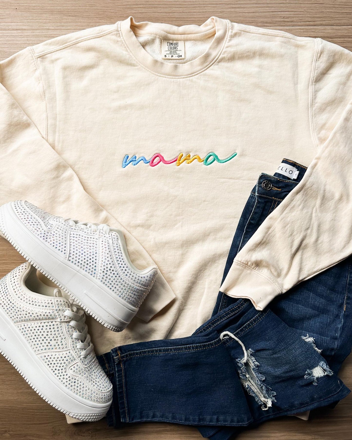 PREORDER Mama Embroidered Sweatshirt