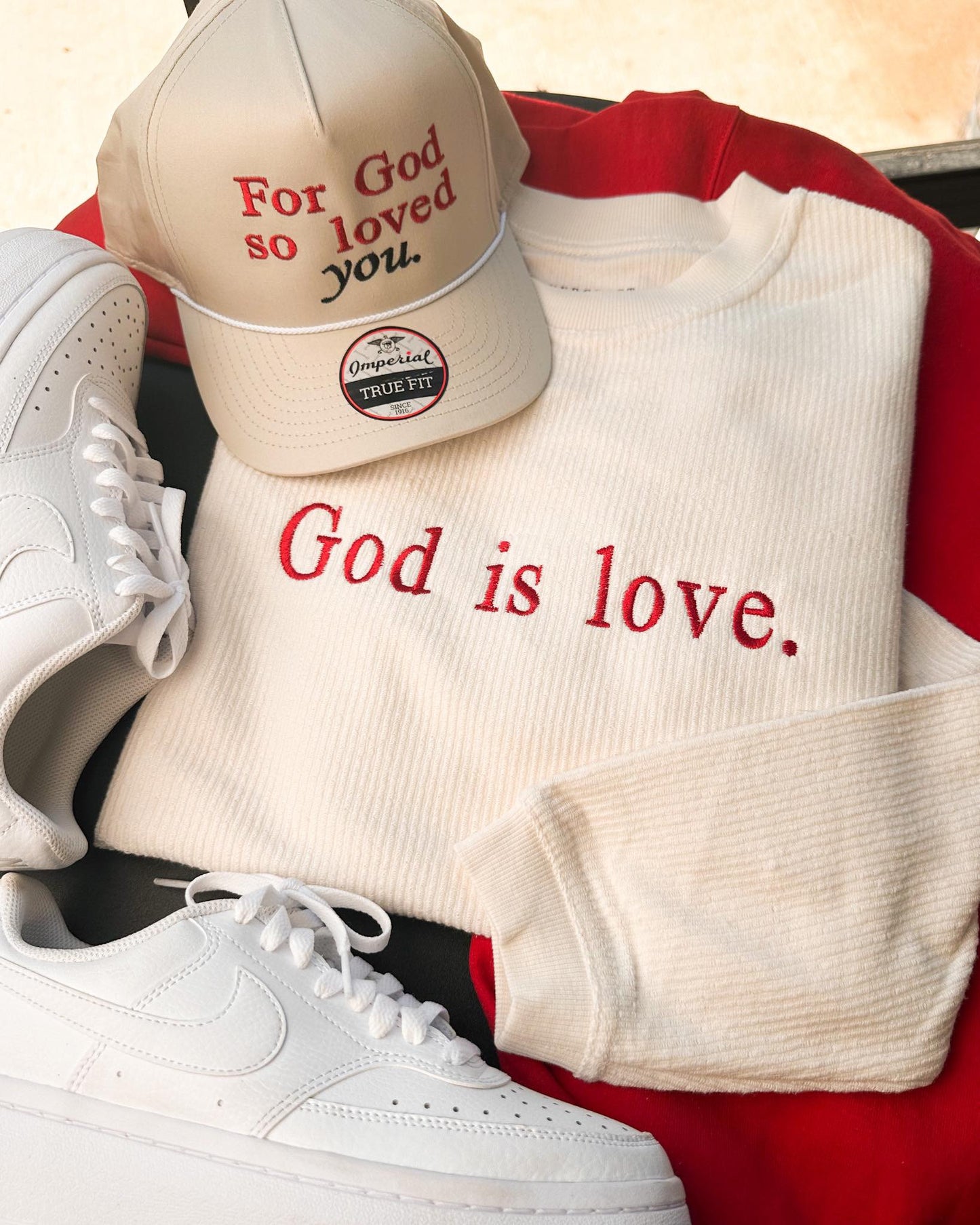 PREORDER God is Love Corded Sweatshirt