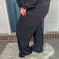 Ampersand Ave Performance Fleece Free Time Wide Leg Comf Pants - Poppy Seed