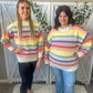 New! Rainbow Stripe Sweater